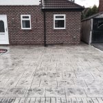 Cream and platinum colour driveway in Didsbury
