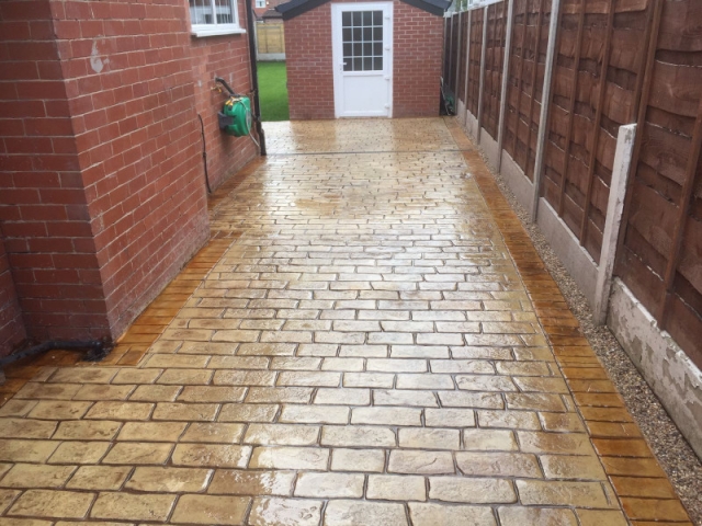 Sandstone driveway Burnage, Manchester 6