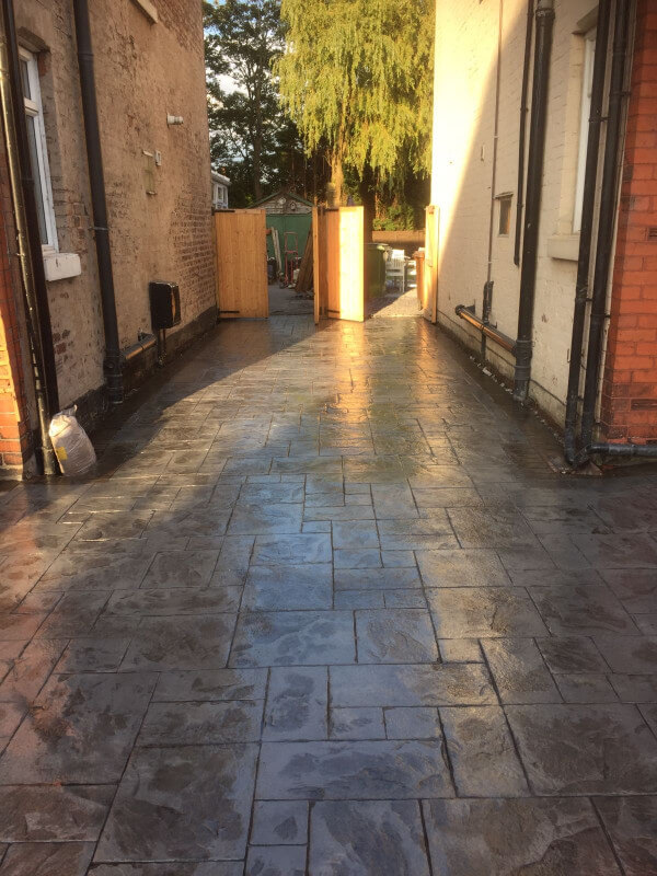 Shared driveway re-surface Cheadle Hulme 1