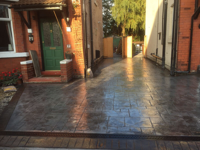 Shared driveway re-surface Cheadle Hulme