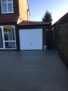 New concrete laid