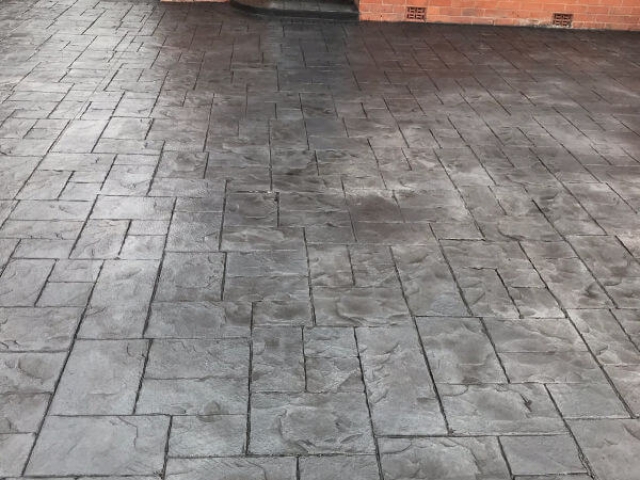 New Pattern Imprinted Concrete Driveway in Sale