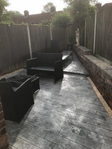 New patio in Wythenshawe
