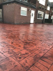 New concrete driveway in Wythenshawe, Manchester