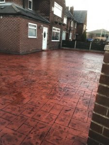 New concrete driveway in Wythenshawe, Manchester
