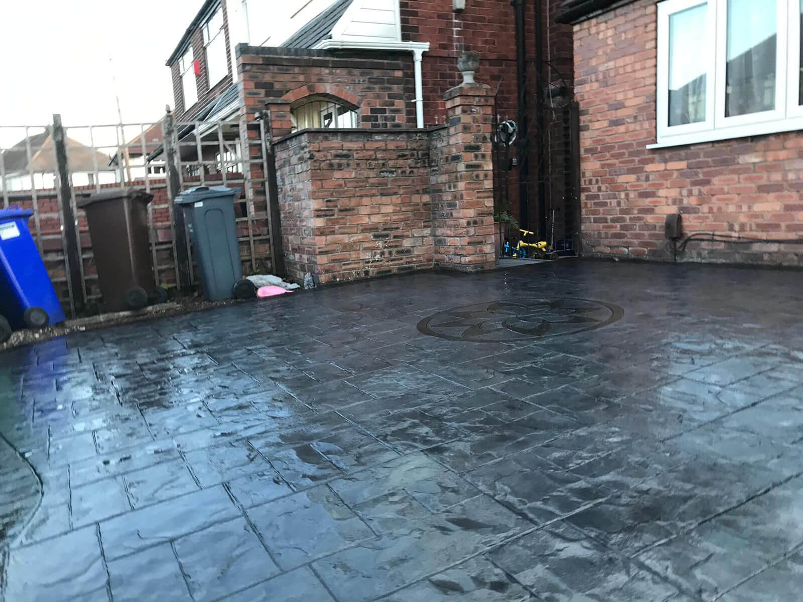 New concrete driveway in Didsbury, Manchester