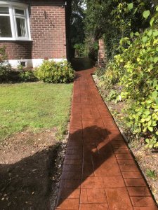 New driveway and pathway installation Gatley
