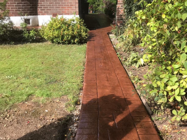 New driveway and pathway installation Gatley