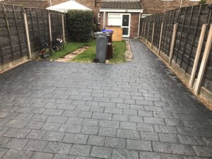 New Rear Driveway and Patio in Wythenshawe