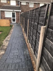 New Rear Driveway and Patio in Wythenshawe