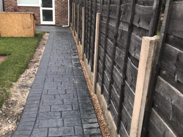 New Rear Driveway and Patio in Wythenshawe