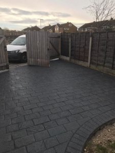 New Rear Driveway and Patio in Wythenshawe