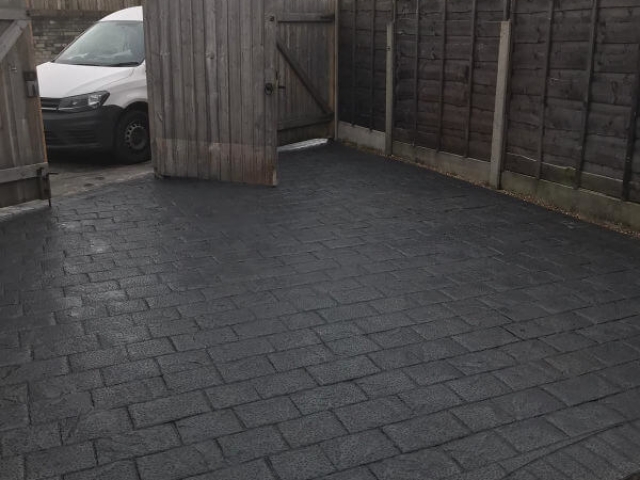 New Rear Driveway and Patio in Wythenshawe