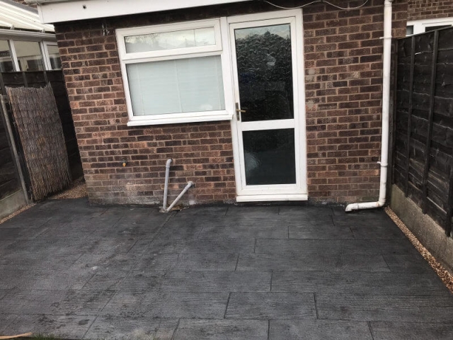 New Rear Driveway and Patio in Wythenshawe