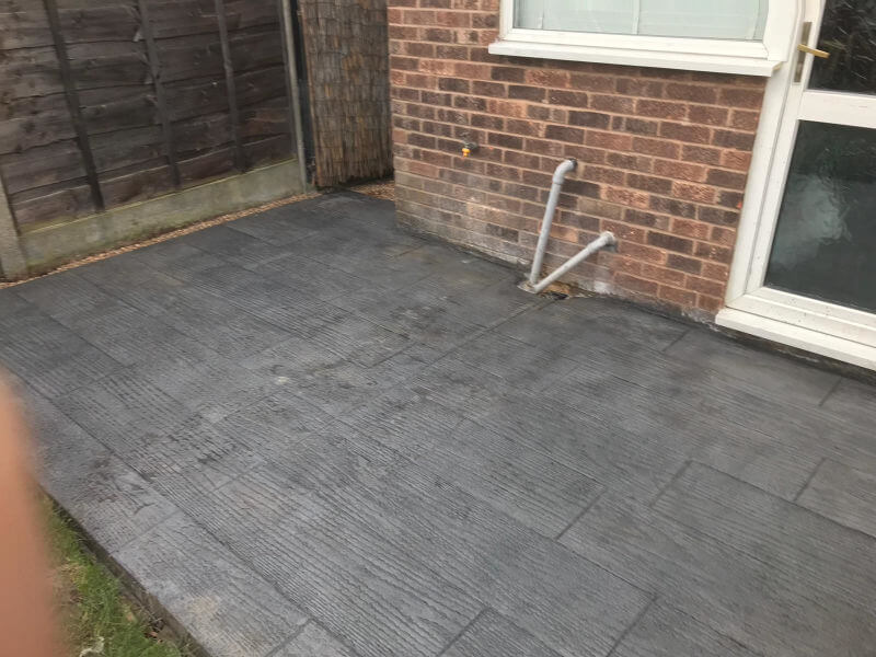 New Rear Driveway and Patio in Wythenshawe
