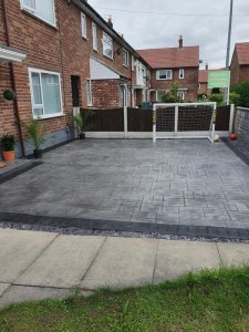 New Concrete Driveway in Wythenshawe