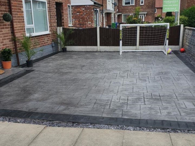 New Concrete Driveway in Wythenshawe