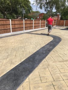 New bespoke driveway in Wythenshawe