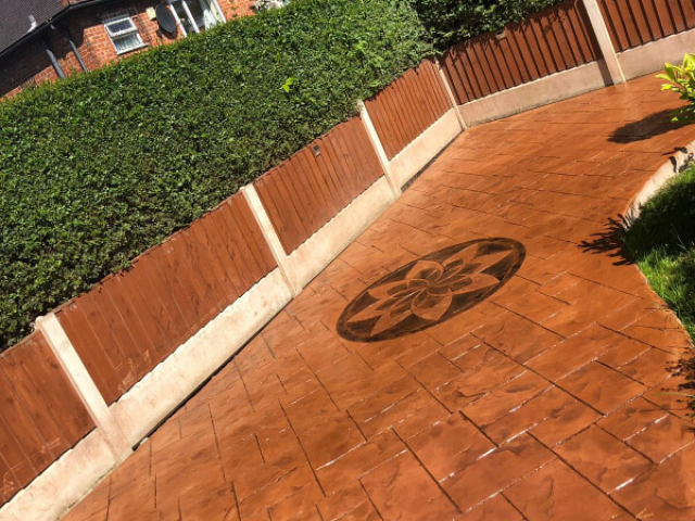 New patio and path in Wythenshawe