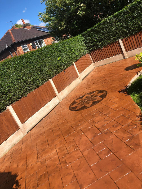 New patio and path in Wythenshawe