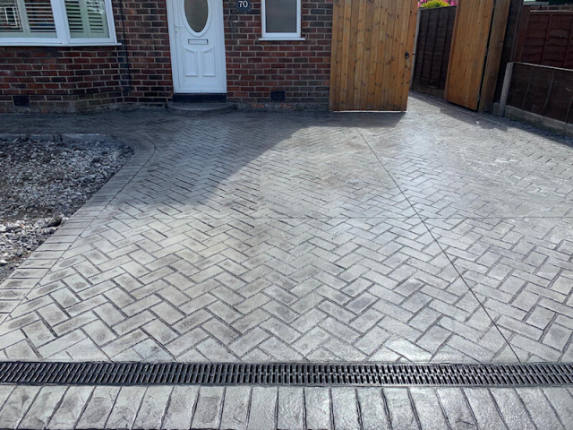 New driveway in Flixton Manchester