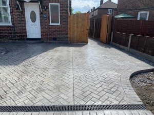 New driveway in Flixton Manchester