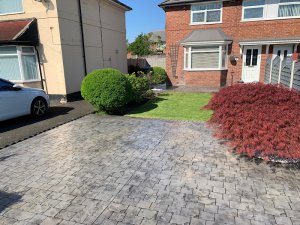 New Pattern Imprinted Concrete Driveway in Wythenshawe