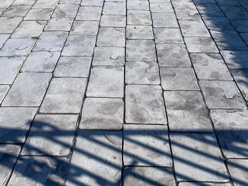 New Pattern Imprinted Concrete Driveway in Wythenshawe