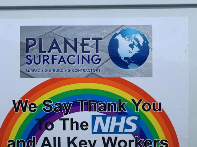 thanking the NHS and Key workers