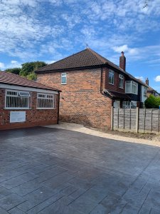 New driveway in Brooklands