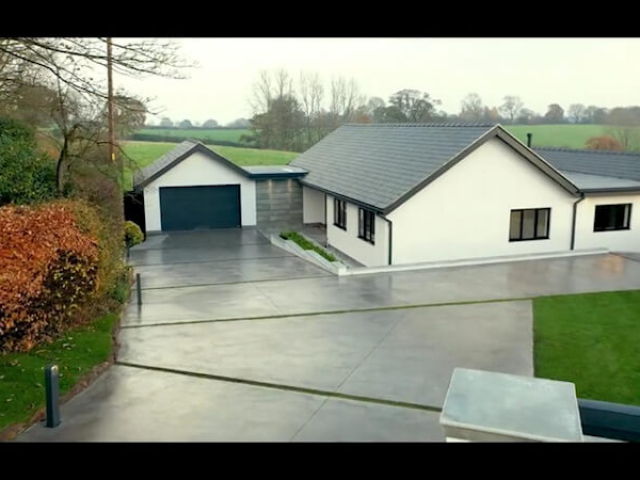 Integral Colour Concrete Driveway