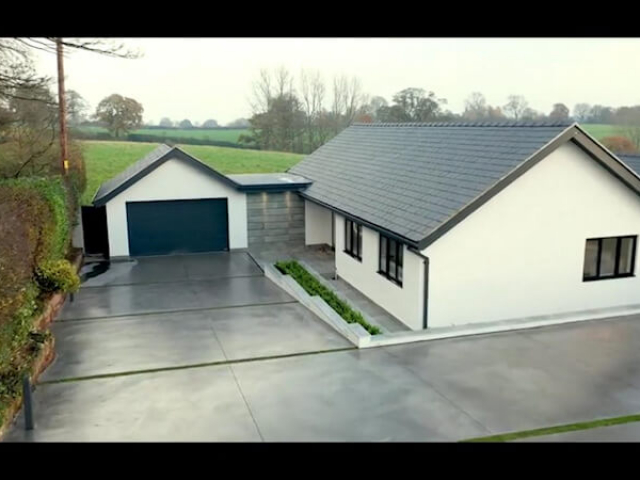 Integral Colour Concrete Driveway