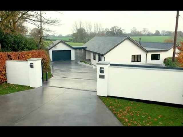 Integral Colour Concrete Driveway