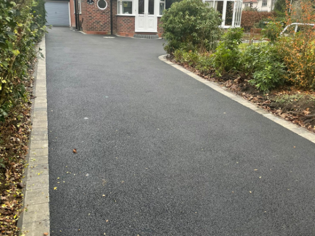 New driveway Bramhall installed by Planet Surfacing