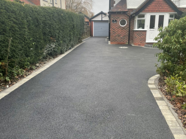 New driveway Bramhall installed by Planet Surfacing