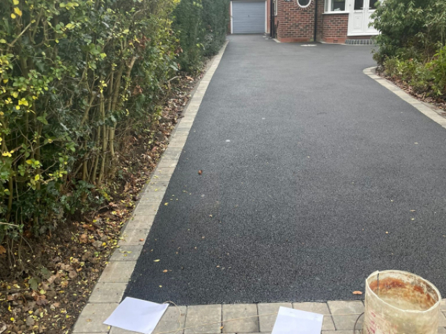 New driveway Bramhall installed by Planet Surfacing