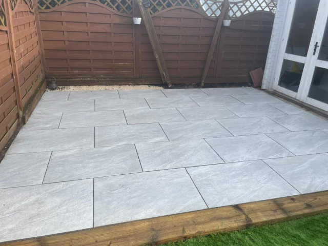 New Driveway and New Patio in Sale, Manchester