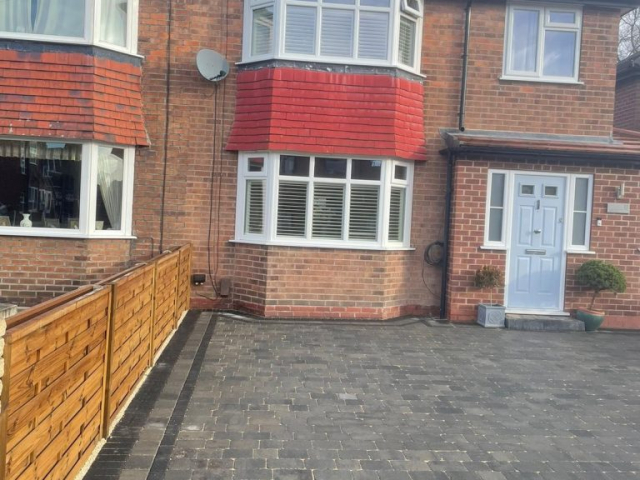 New Driveway and New Patio in Sale, Manchester