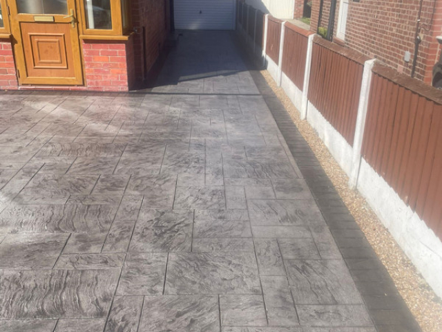 New Concrete Driveway in Old Trafford, Manchester