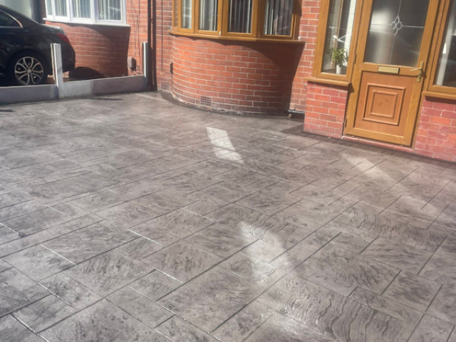 New Concrete Driveway in Old Trafford, Manchester