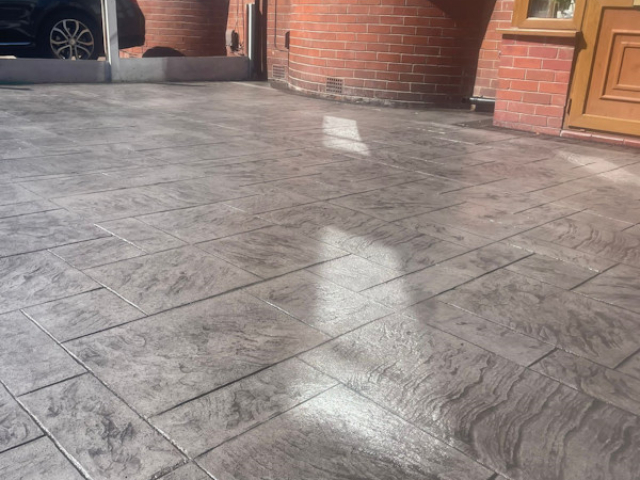 New Concrete Driveway in Old Trafford, Manchester