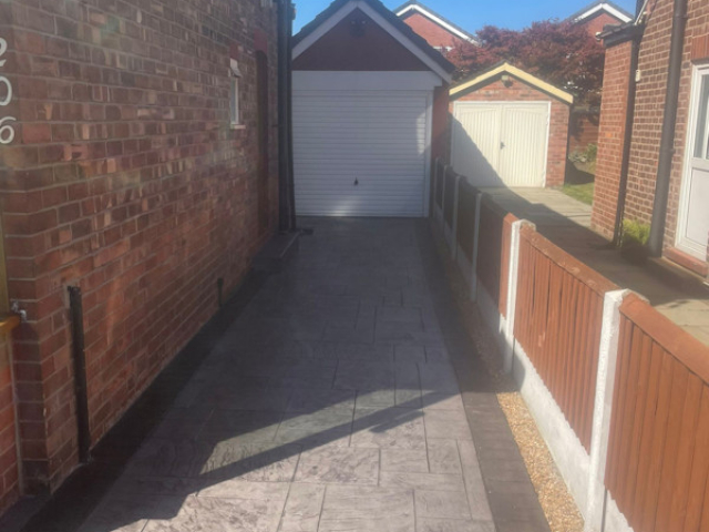 New Concrete Driveway in Old Trafford, Manchester
