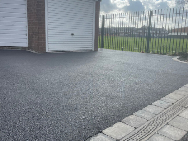 New Tarmac Driveway in Flixton by Planet Surfacing