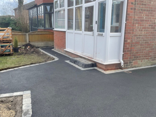 New Tarmac Driveway in Flixton by Planet Surfacing