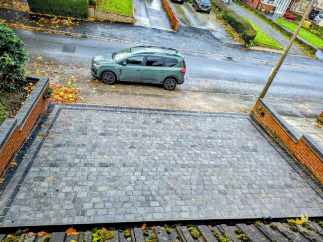 New Block Paving Driveway in Winsford by Planet Surfacing