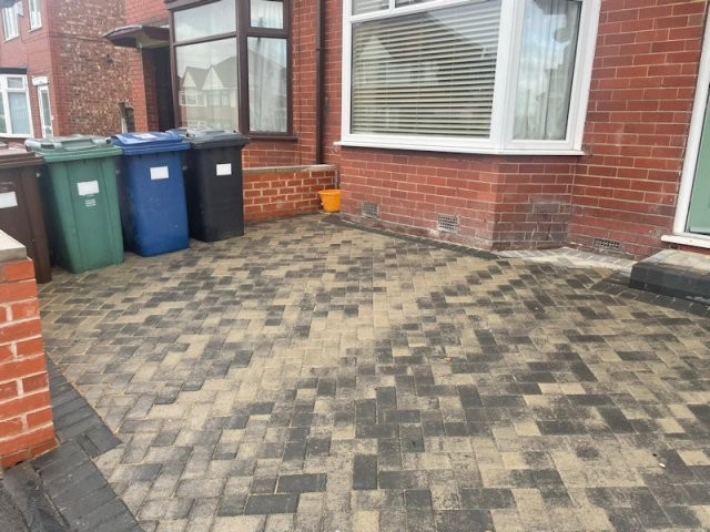 New Block Paving Driveway in Prestwich