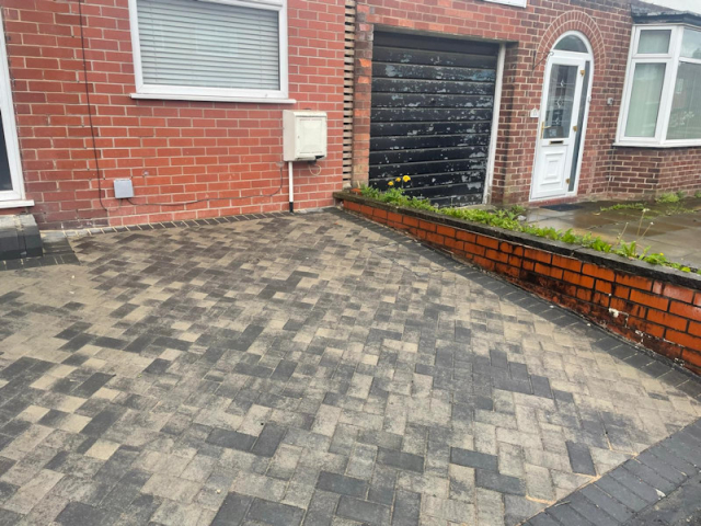 New Block Paving Driveway in Prestwich