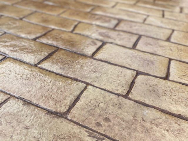 New Pattern Imprinted Concrete Driveway in St Helens, Merseyside