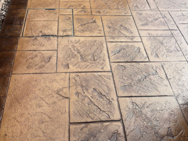 New Pattern Imprinted Concrete Driveway in Cheadle Hulme New Pattern Imprinted Concrete Driveway in Cheadle Hulme