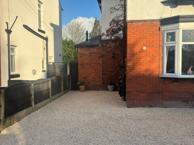 Double Gravel Driveway in Cheadle, Stockport Double Gravel Driveway in Cheadle, Stockport